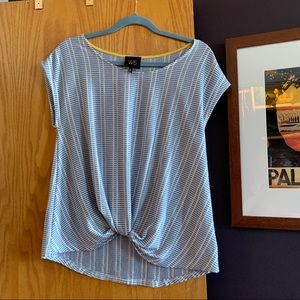 Anthropologie W5 gathered texture top